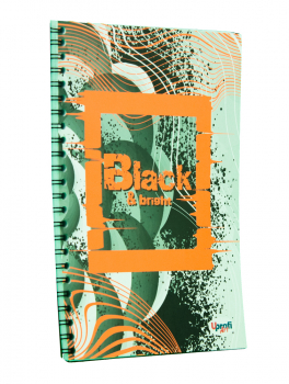 Блокнот А5 Office "Black & Bright" orange, 900879, TM Profiplan 