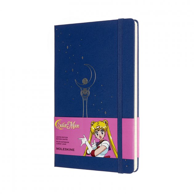 Записник Синій середній лінійка, Moleskine Sailor Moon, LESRQP060A