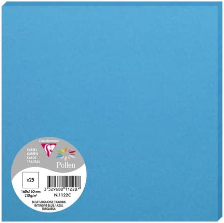 Заготовка для открыток Pollen 160*160 мм/210 г, Int. blue/Инт.синий, 1122C