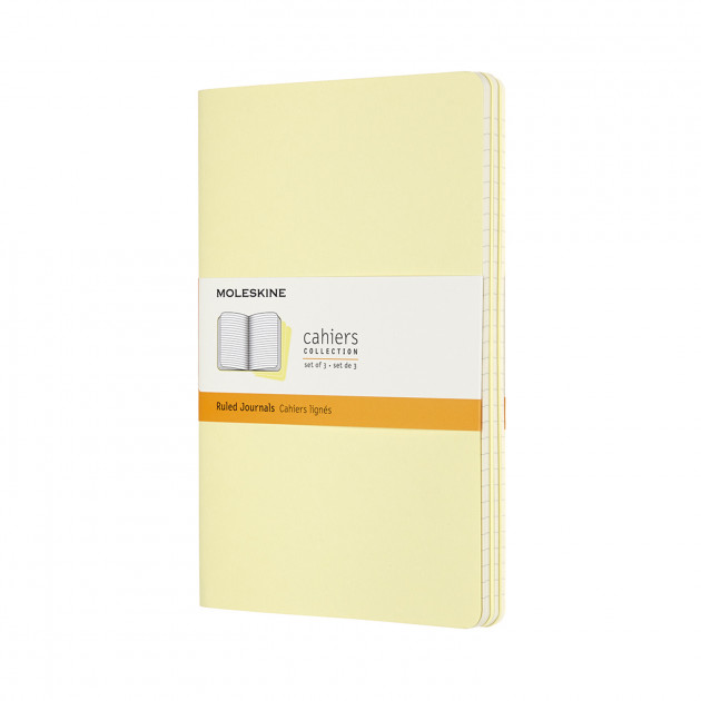 Записник Ніжний Жовтий середній лінійка, Moleskine Cahier, CH016M23