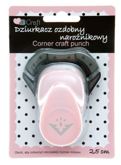 Кутовий фігурний дирокол 2,5 см Діамант, JCDZ-210-011 DpCraft
