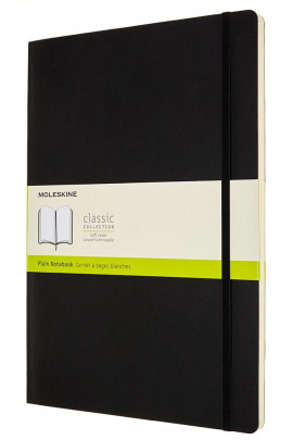 Записник Чорний м`який нелінований, Moleskine Classic, QP643