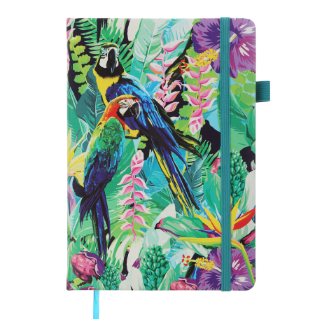 Блокнот діловий Exotic А5 96 арк. кл, обкл. штучна шкіра, бірюзовий, BM.295124-06