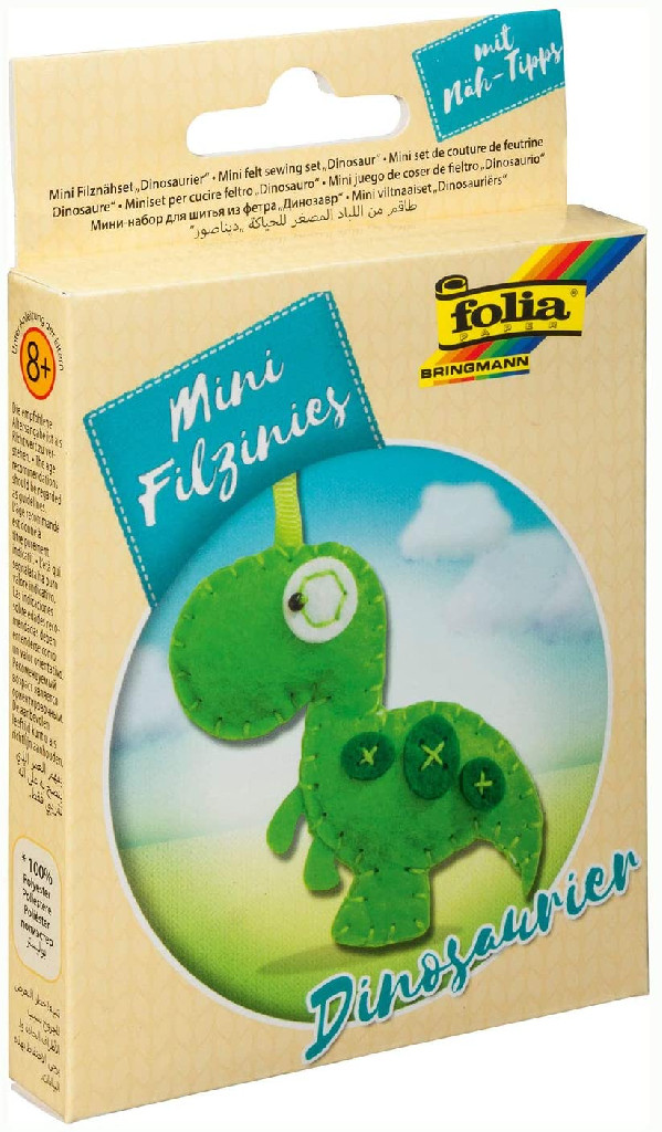 Набор для шитья из фетра "Динозавр", 52903 Folia