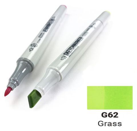 Маркер SKETCHMARKER, 2 пера: долото и тонкое, Grass - Трава, SM-G62 3