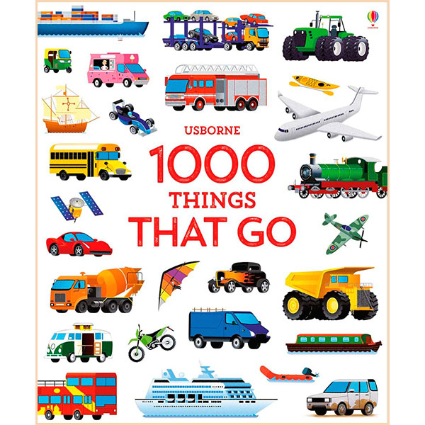 Книга "1000 Things that go" (а) (1357)