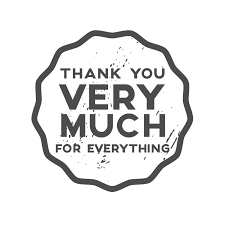 Штамп дерев`яний d=3,5 см "Thank you very much for everything", WE1004 ТМ "Woodies"