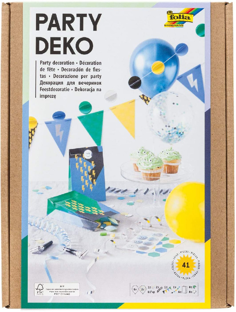 Креативний набір для свята Party-Box "Boys Deco", 45403 Folia