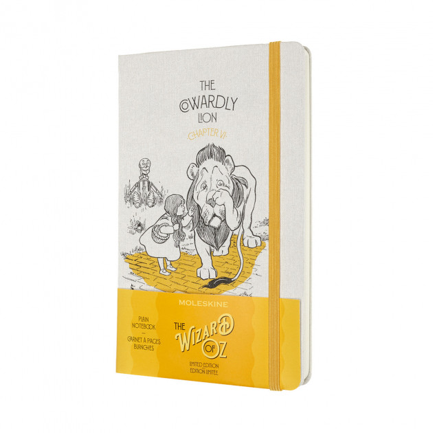 Блокнот Лев средний нелинов, Moleskine Wizard of OZ, LEWOZQP062CL