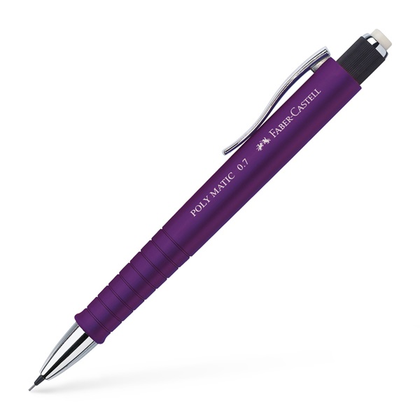 Карандаш механический 0,7 мм Poly Matic, фиолетовый, 133337 Faber-Castell