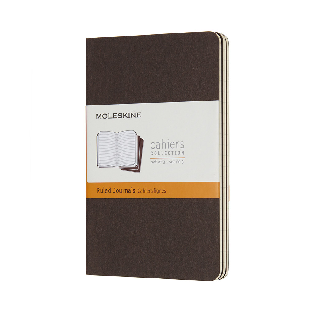 Записник Коричневий кишеньк. лінійка, Moleskine Cahier, CH011P2
