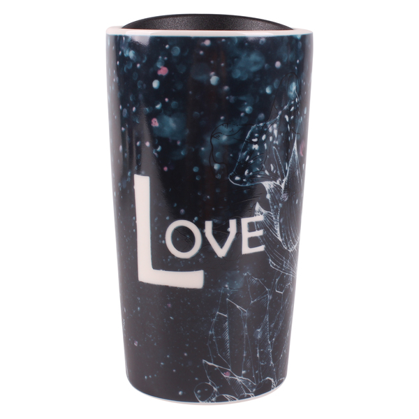 Чашка Travel Love з кришкою, 360 мл, HTK-053 Limited Edition