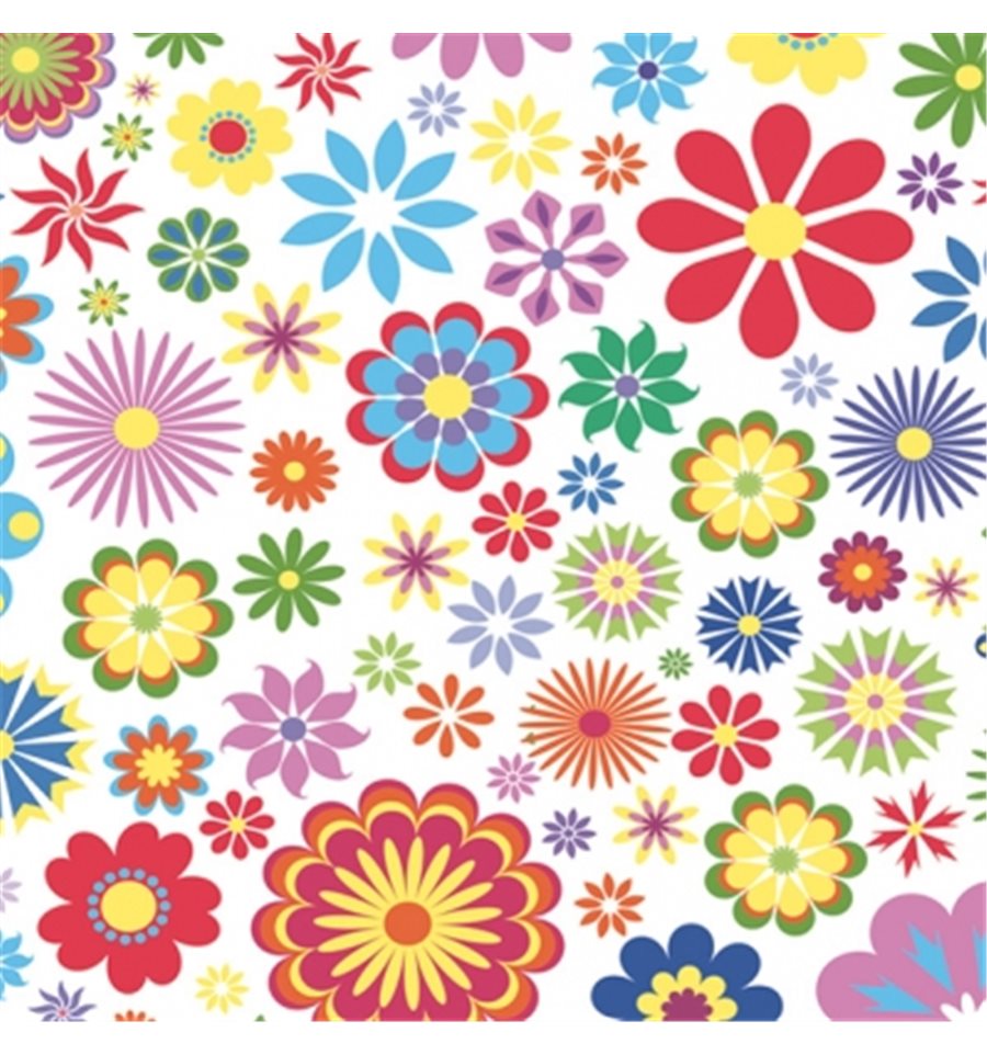 Декупажні серветки "Квітковий орнамент", 33*33 см, МАКІ