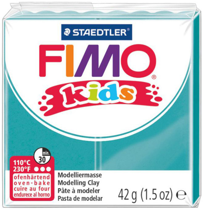 Пластика Fimo kids, изумрудная, 42 г 1