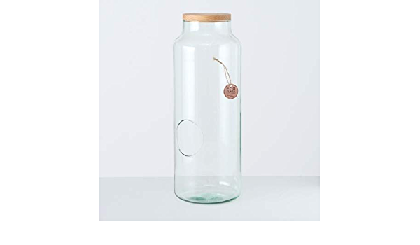 Ваза декоративна скляна "Eco-Glas" h=51 см/d=20 см, прозоре скло, 2006060