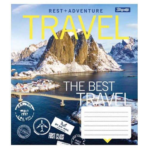 Зошит 60 лін. 1В Best travel, -17, 762824 (2625)