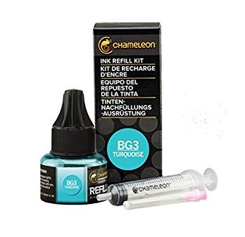 Чорнило для заправки маркера Chameleon 25 мл - Turquoise (бірюзовий, BG3), CT9032