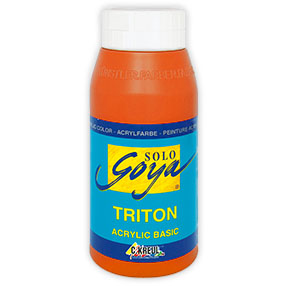 Краска акриловая "Solo Goya" Triton 20 мл, киноварь, KR-17018R