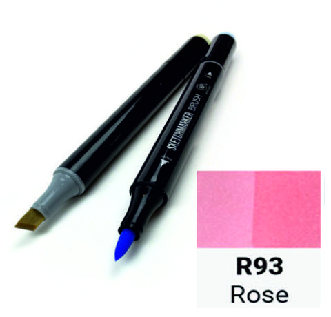 Маркер двусторонний SKETCHMARKER Brush Роза, SMB-R93 3