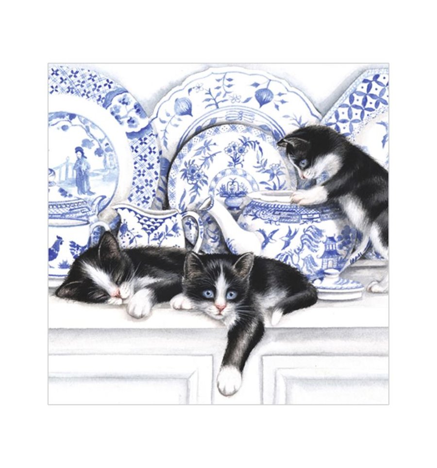 Декупажні серветки "Котенята", 33*33 см, ti-flair