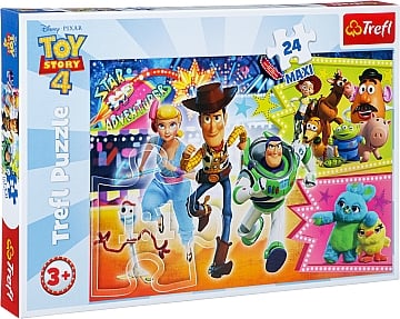 Пазл "24 Maxi" - Пригодницька гонитва/Toy Story, Tref, 14295 2