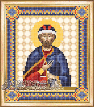 Схема для вышивания бисером иконы СБИ-024 "Роман" 12*14 см ТМ "Чарівна мить"