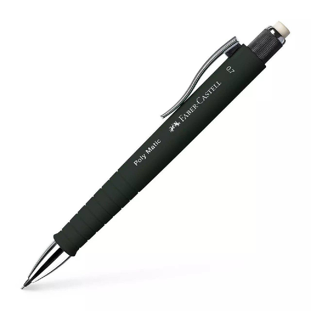 Карандаш механический 0,7 мм Poly Matic, черный, 133353 Faber-Castell