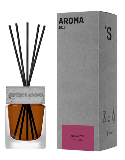 Аромадиффузор "Casanova" Казанова, 120 мл, Sister``s Aroma 