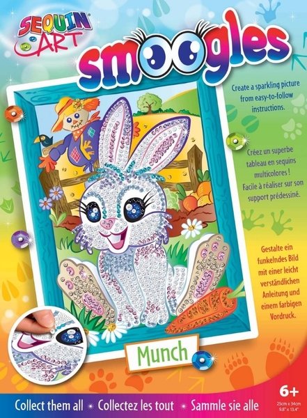 Набор для творчества Sequin Art Smoogles Зайчик, SA1814