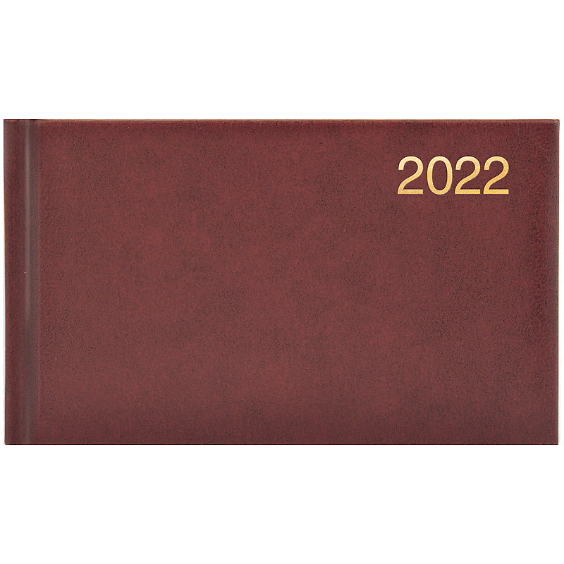 Щотижневик 2022 кишеньковий, Miradur, бордовий, 73-755 60 292