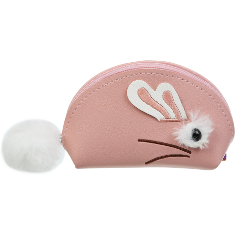 Кейс для монет "Fur rabbit", персиковий, 12,5*8,5*4,5 см, ZB.702201