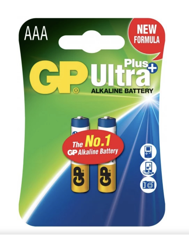 Батарейки GP 24AUP-U2 лужна Ultra Plus. LR03 AUP, AAA
