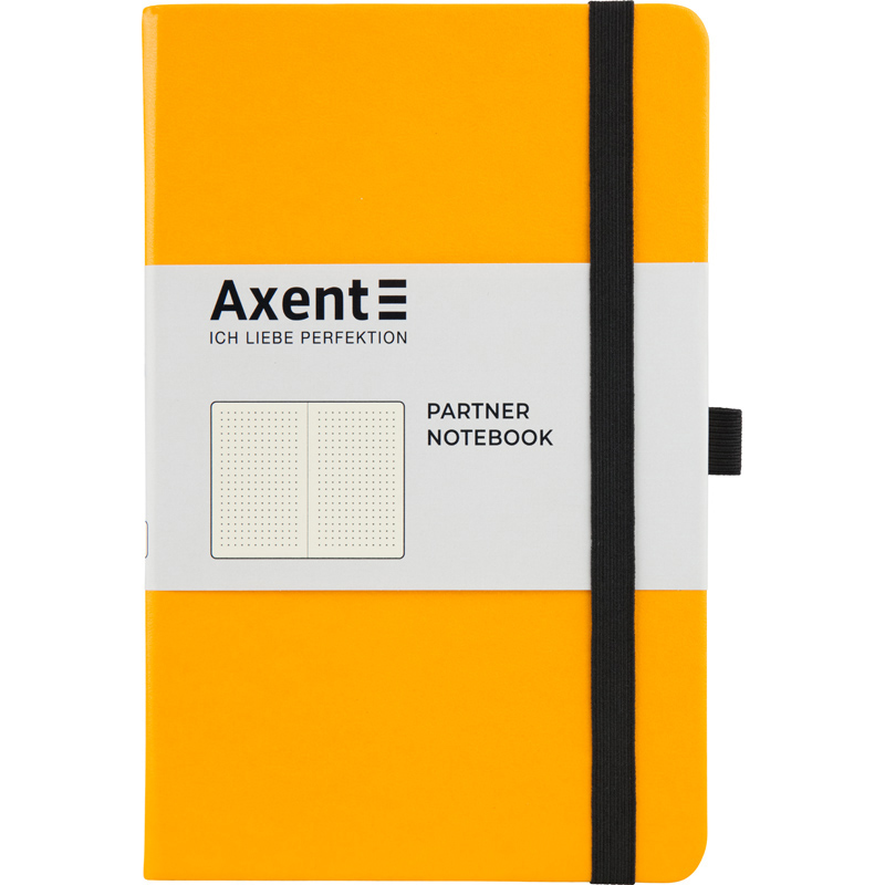 Книга записна Partner 96 арк. 125*195, крап., жовта, 8306-08-A