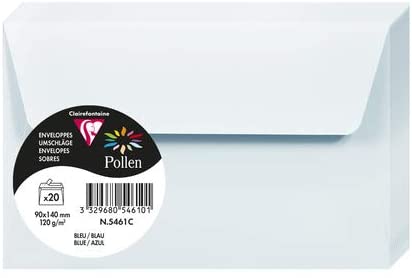 Конверт декоративный Pollen FT30 (90*140 мм)/120 г, Blue/Синий, 5461C 