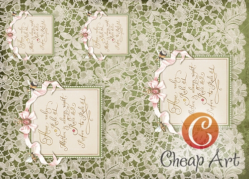 Карта декупажная А4 Мамины принципы, 45 г/м², 007397