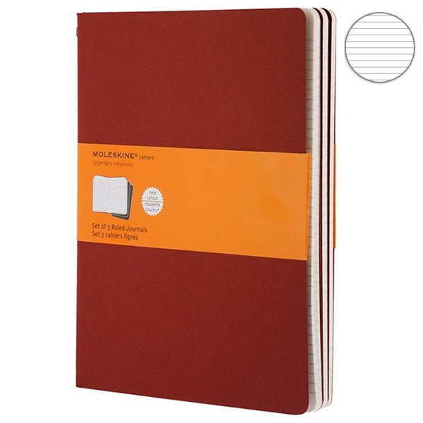 Записник Бордо великий лінійка, Moleskine Cahier, CH121
