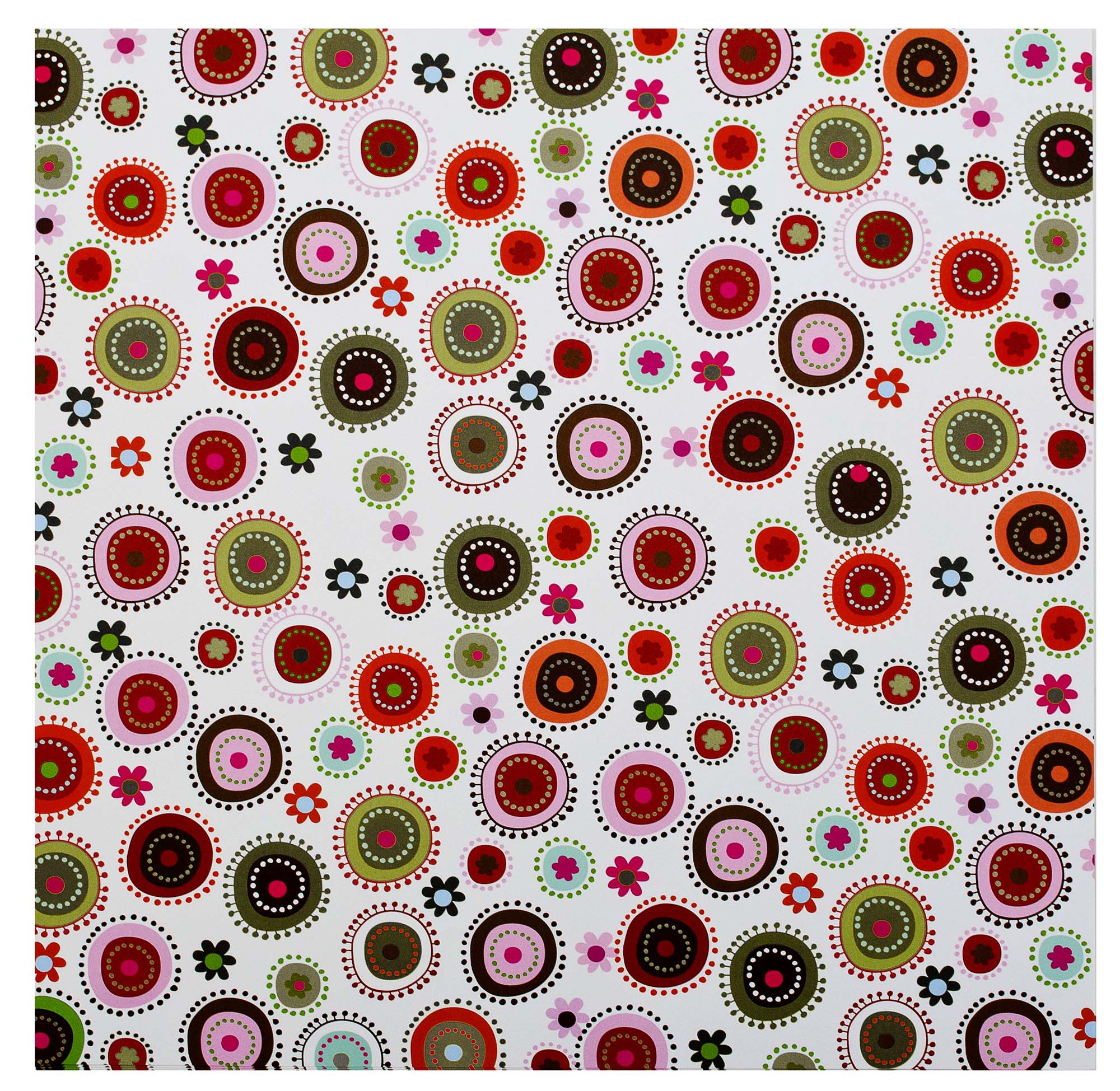 Набор бумаги для скрапбукинга, "Кружечки разноцветные", 952127