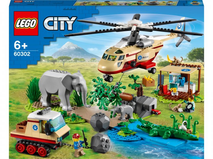 Конструктор Lego "Операция по спасению диких животных", 60302