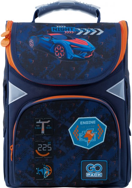 Рюкзак напівкаркасний GoPack Education Racing 5001-7, GO22-5001S-7