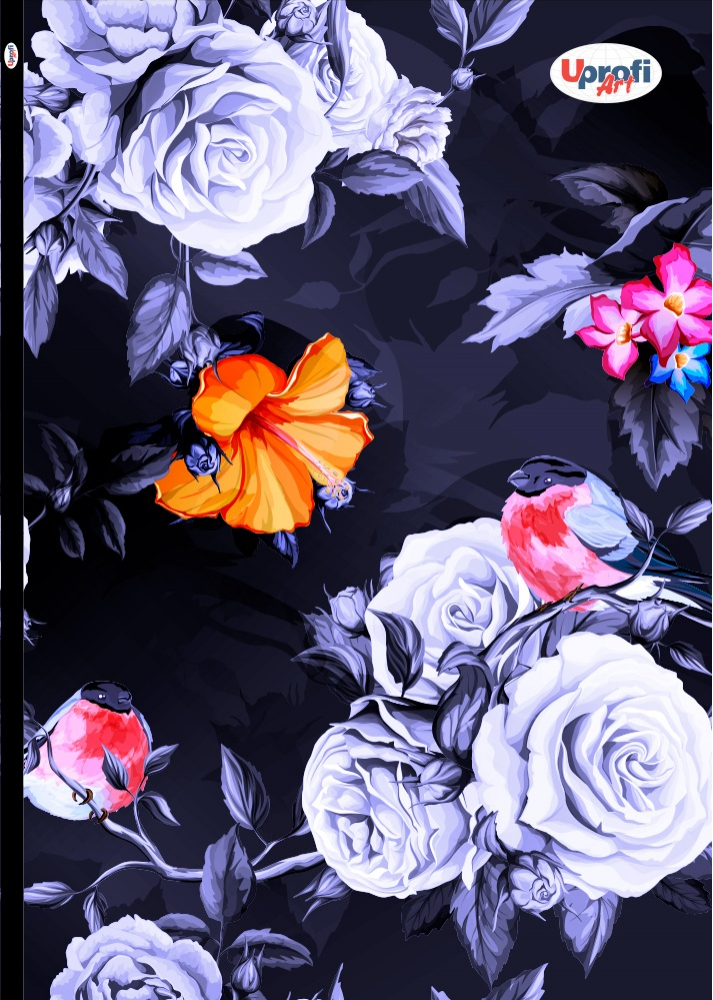 Блокнот А5 "Abstract rose" violet, 900541, TM Profiplan 
