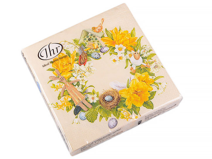 Набір серветок "Вінок" 32*32 см, 20 шт, 694-023 Lefard