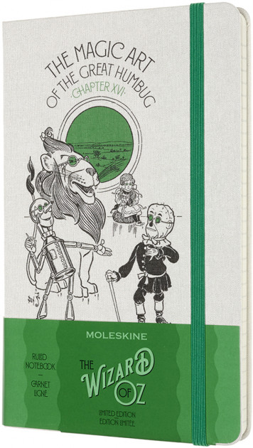 Блокнот Магия средний линейка, Moleskine Wizard of OZ, LEWOZQP060MA