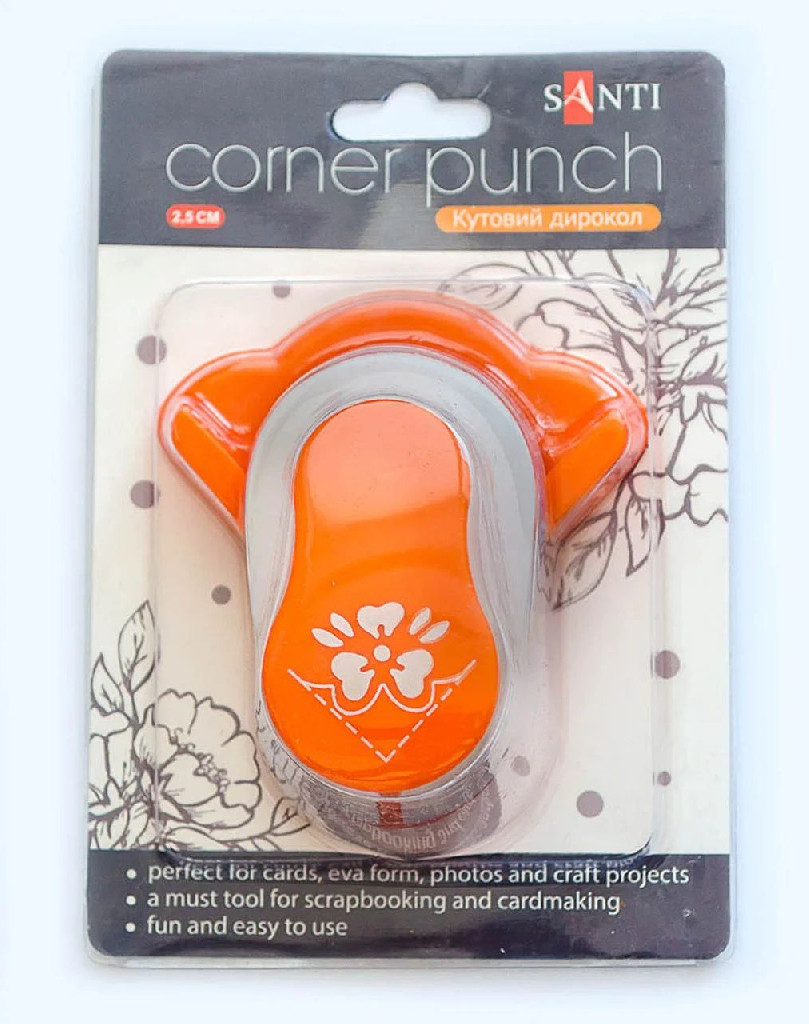 Дирокол кутовий 2,5 см "3", 240179