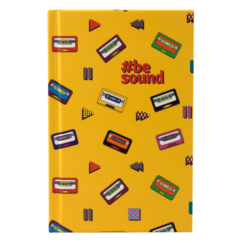 Книга записна А6 80 арк. кл. тверда обкл. BeSound-1, K19-199-1