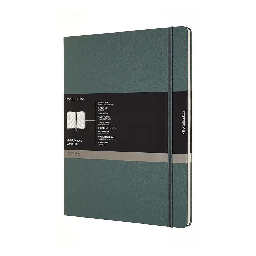 Записник недатований Лісовий зелений, Moleskine PRO XXL, PROPFNTB7HK19
