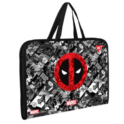 Папка-портфель на блискавці з ткан. ручками "Marvel. Deadpool", 491987 Yes