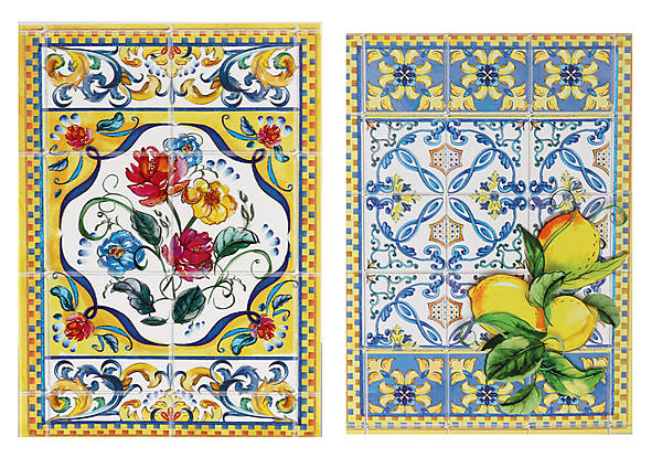 Тетрадь А5 80 арк, интег, УФ лак, дизайн "Majolica",  A5116