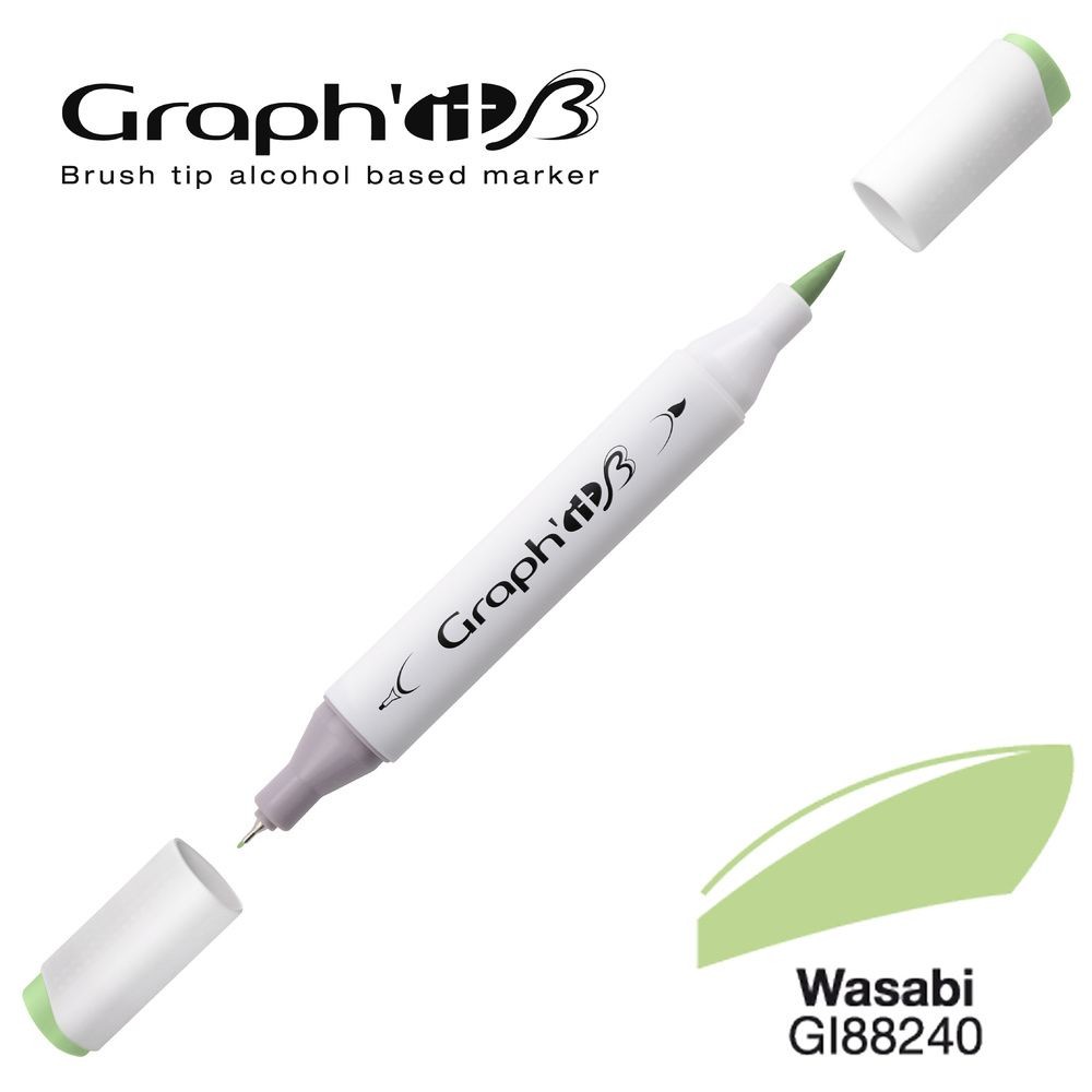 Маркер двосторонній Brushmarker, Васабі (8240), GI88240 Graph`it