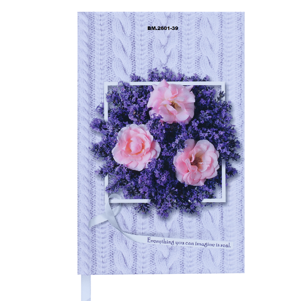 Щоденник недатований Daisy, A6, 288 стр., лавандовий, BM.2601-39