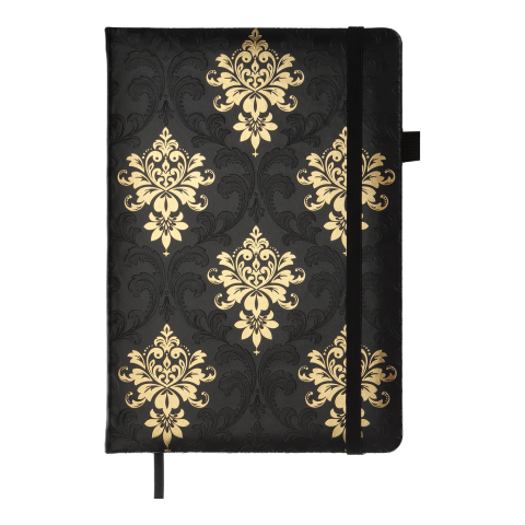 Блокнот діловий Royal А5, 96 арк. кл., шт.шкіра, чорний, BM.295125-01